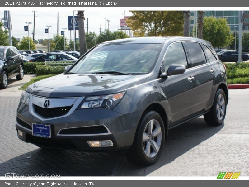 Polished Metal Metallic / Ebony 2011 Acura MDX Technology
