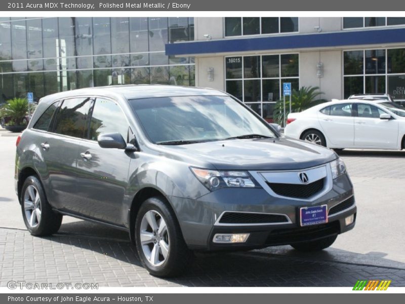 Polished Metal Metallic / Ebony 2011 Acura MDX Technology