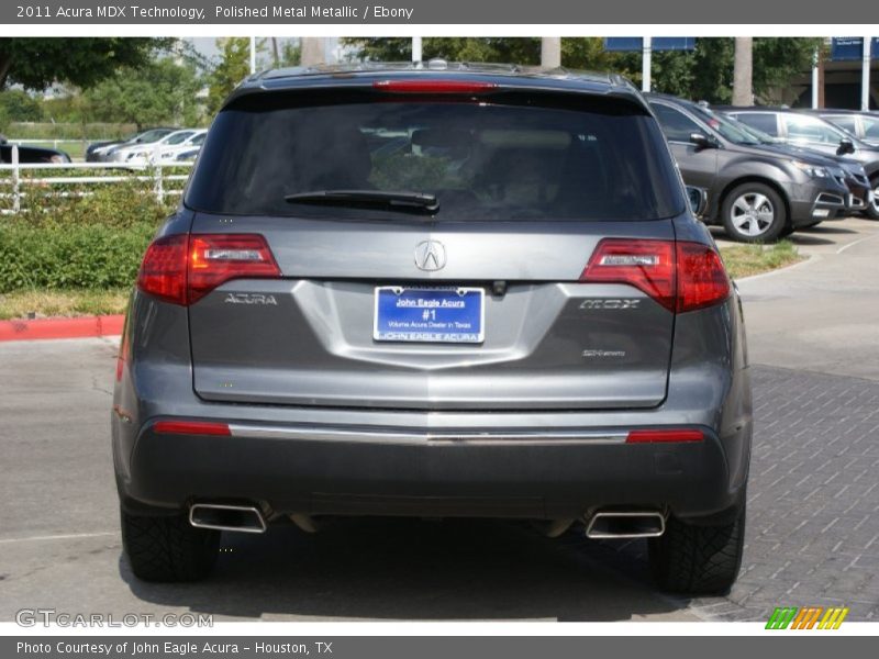 Polished Metal Metallic / Ebony 2011 Acura MDX Technology