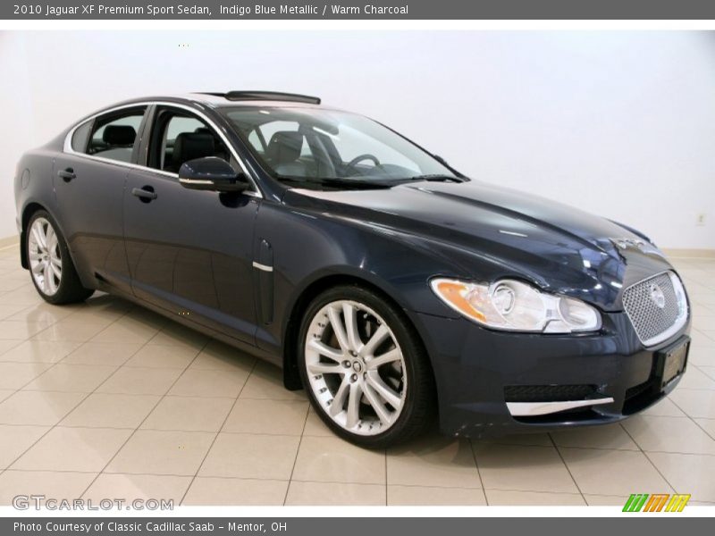 Indigo Blue Metallic / Warm Charcoal 2010 Jaguar XF Premium Sport Sedan