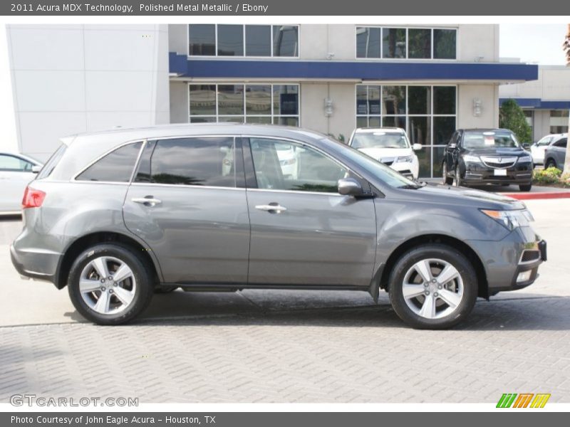 Polished Metal Metallic / Ebony 2011 Acura MDX Technology