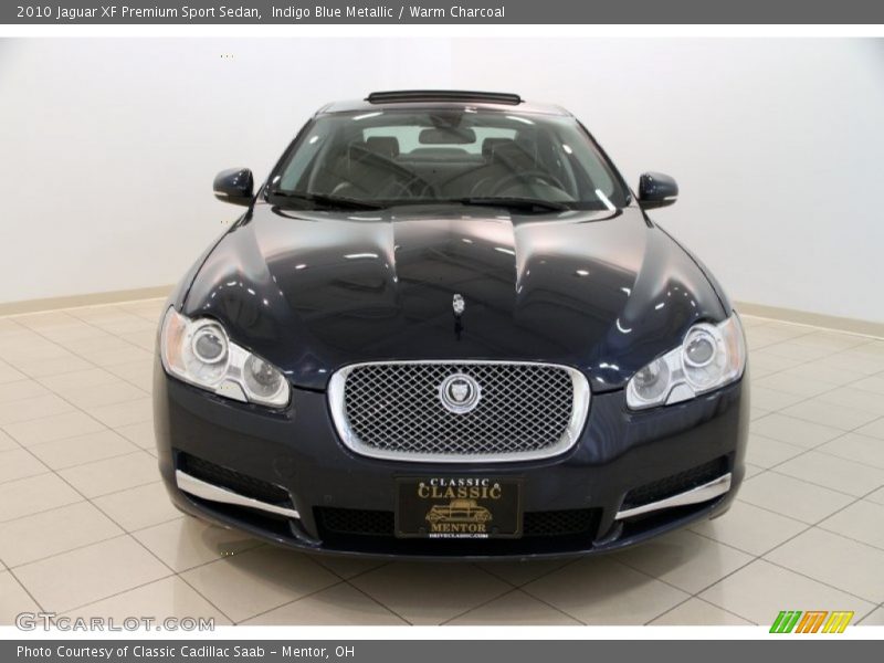 Indigo Blue Metallic / Warm Charcoal 2010 Jaguar XF Premium Sport Sedan
