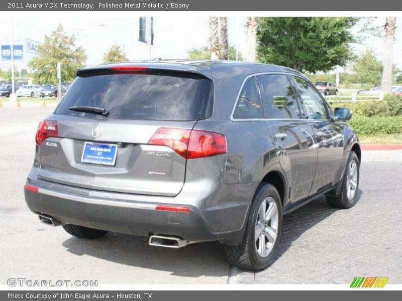 Polished Metal Metallic / Ebony 2011 Acura MDX Technology