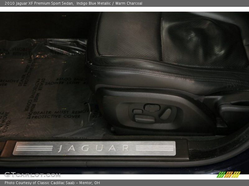 Indigo Blue Metallic / Warm Charcoal 2010 Jaguar XF Premium Sport Sedan