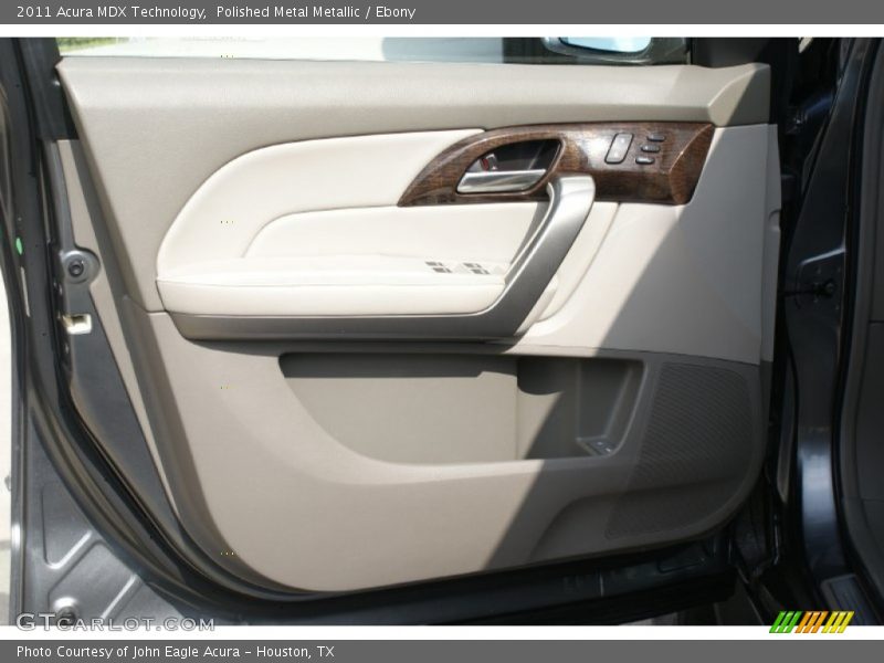 Polished Metal Metallic / Ebony 2011 Acura MDX Technology