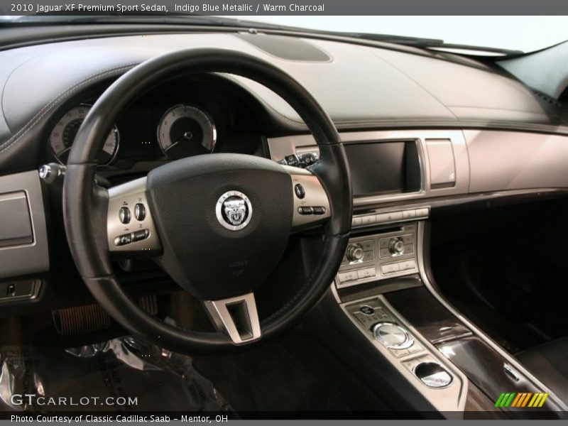 Indigo Blue Metallic / Warm Charcoal 2010 Jaguar XF Premium Sport Sedan