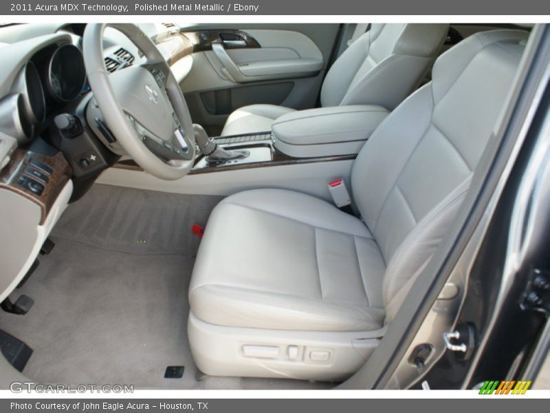 Polished Metal Metallic / Ebony 2011 Acura MDX Technology