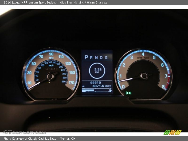 Indigo Blue Metallic / Warm Charcoal 2010 Jaguar XF Premium Sport Sedan