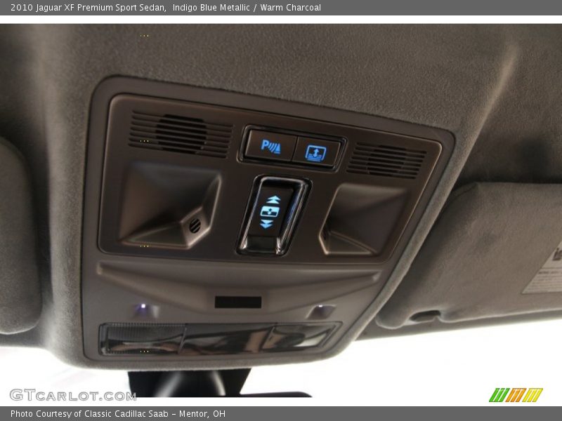 Indigo Blue Metallic / Warm Charcoal 2010 Jaguar XF Premium Sport Sedan
