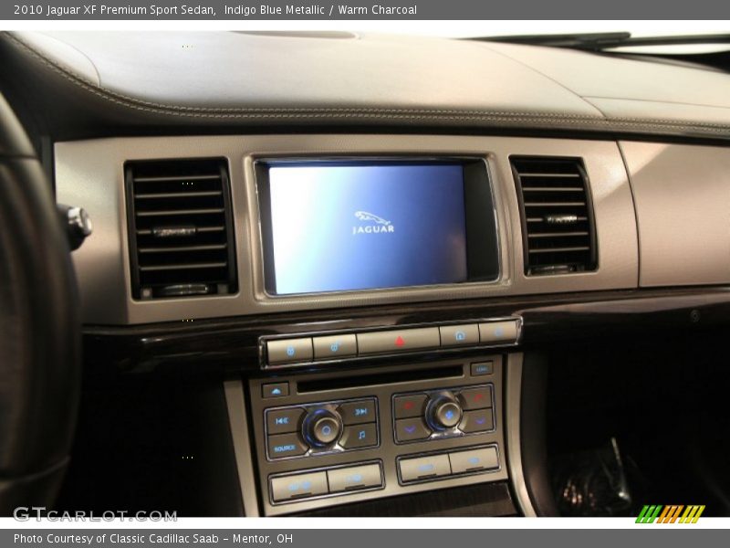 Indigo Blue Metallic / Warm Charcoal 2010 Jaguar XF Premium Sport Sedan
