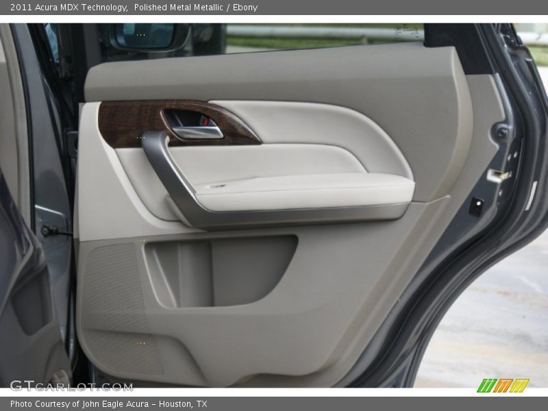 Polished Metal Metallic / Ebony 2011 Acura MDX Technology