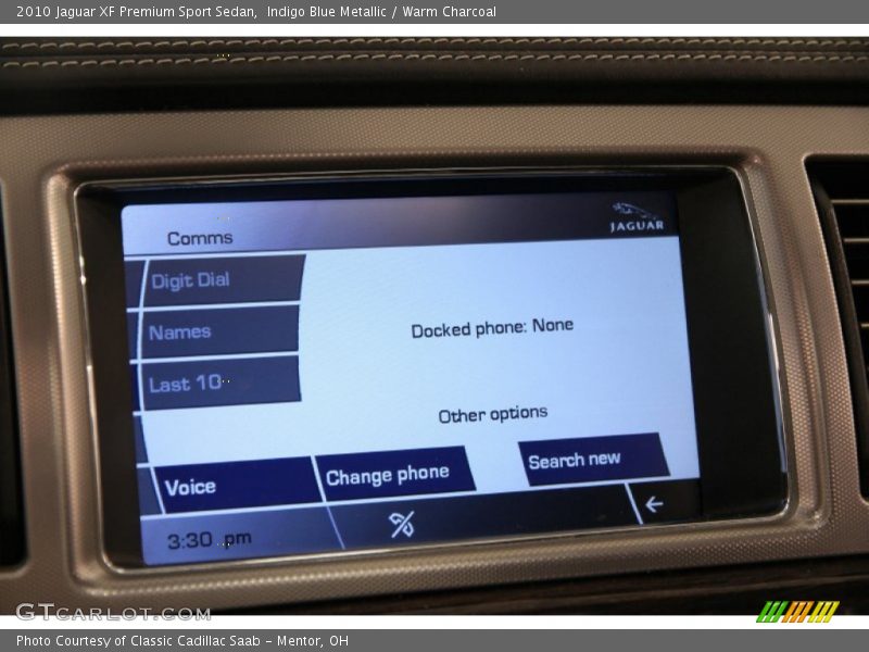 Indigo Blue Metallic / Warm Charcoal 2010 Jaguar XF Premium Sport Sedan