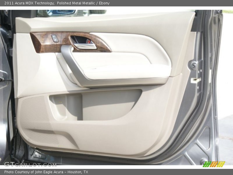 Polished Metal Metallic / Ebony 2011 Acura MDX Technology