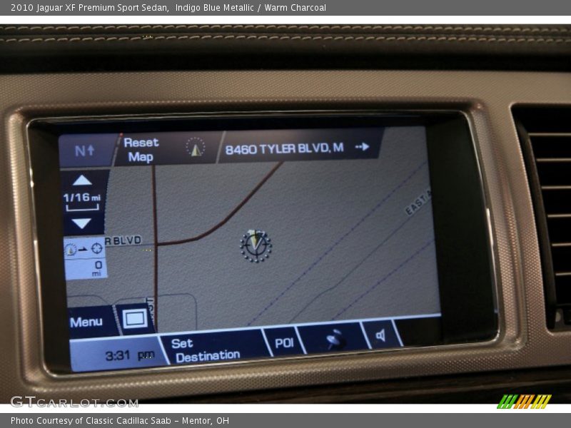 Indigo Blue Metallic / Warm Charcoal 2010 Jaguar XF Premium Sport Sedan