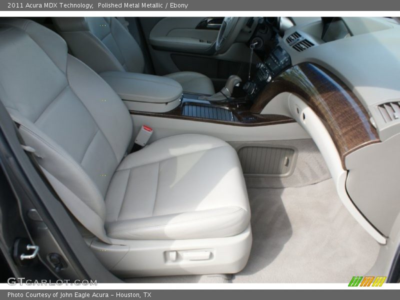 Polished Metal Metallic / Ebony 2011 Acura MDX Technology