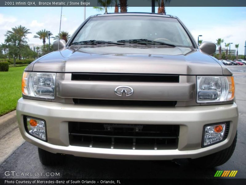 Bronze Metallic / Stone Beige 2001 Infiniti QX4