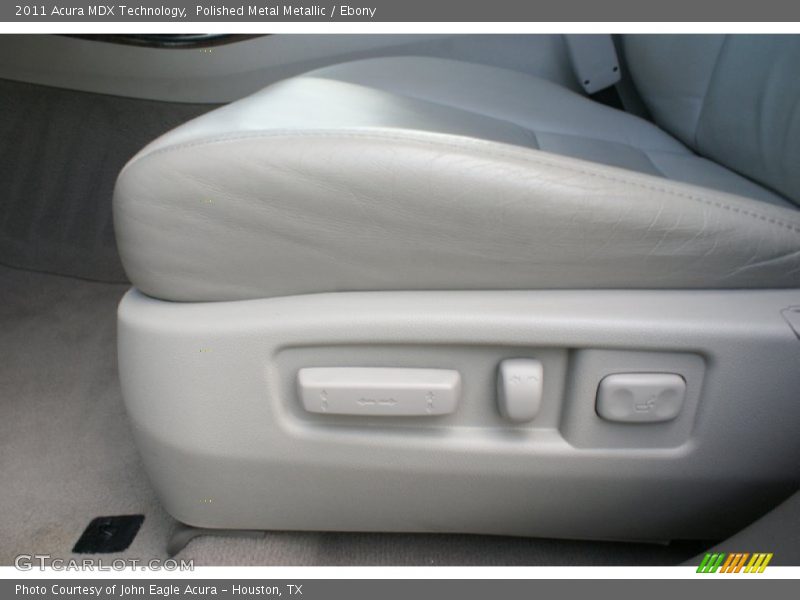 Polished Metal Metallic / Ebony 2011 Acura MDX Technology