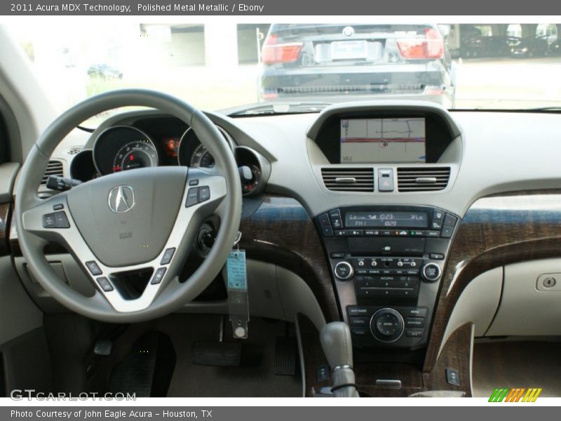 Polished Metal Metallic / Ebony 2011 Acura MDX Technology