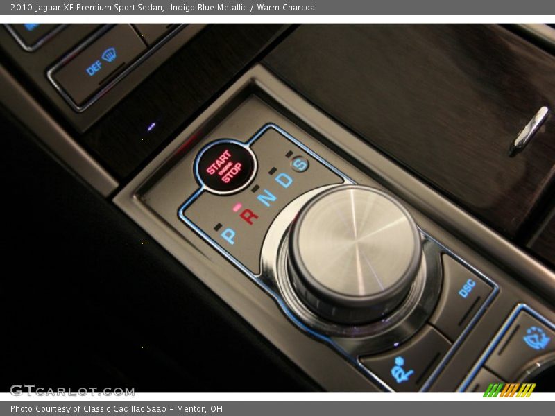 Indigo Blue Metallic / Warm Charcoal 2010 Jaguar XF Premium Sport Sedan