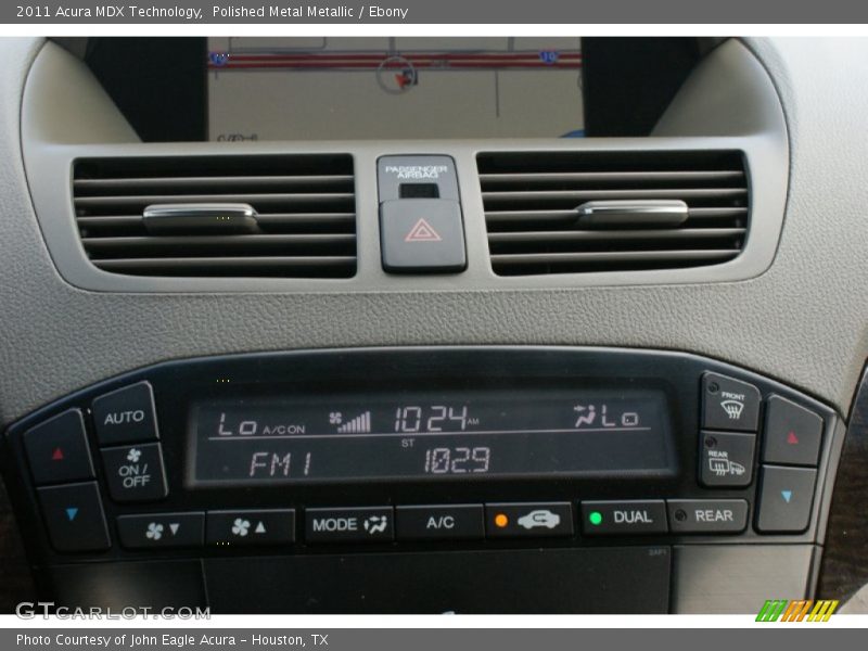 Polished Metal Metallic / Ebony 2011 Acura MDX Technology