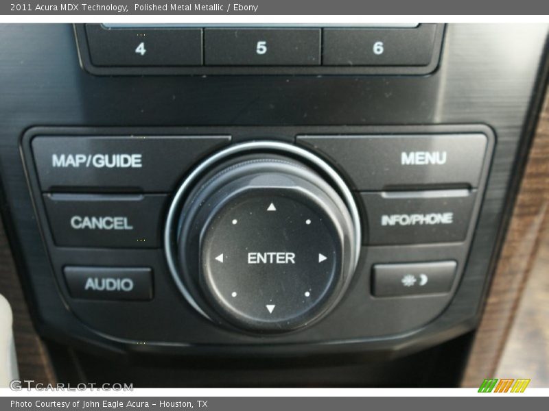 Polished Metal Metallic / Ebony 2011 Acura MDX Technology