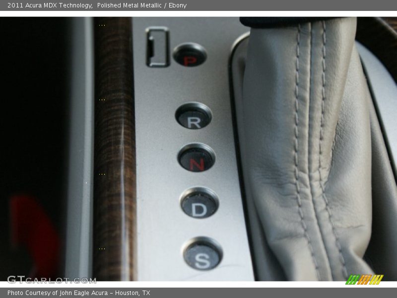 Polished Metal Metallic / Ebony 2011 Acura MDX Technology