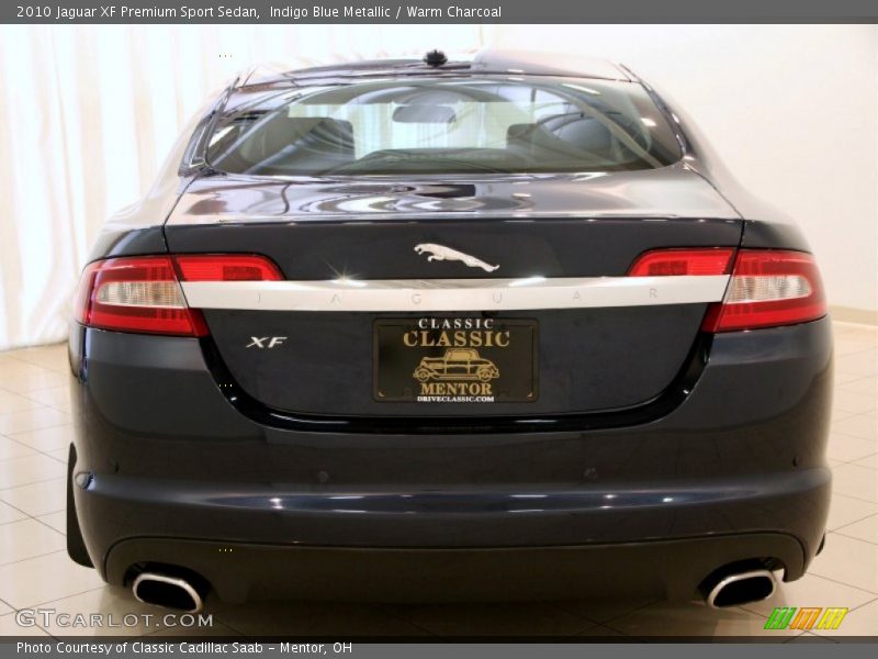 Indigo Blue Metallic / Warm Charcoal 2010 Jaguar XF Premium Sport Sedan