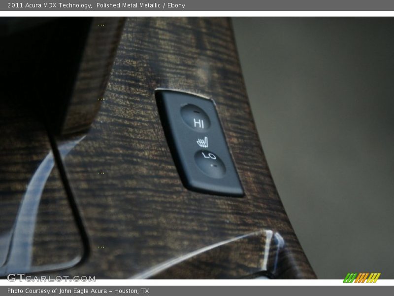 Polished Metal Metallic / Ebony 2011 Acura MDX Technology