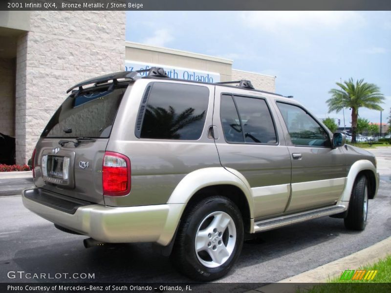 Bronze Metallic / Stone Beige 2001 Infiniti QX4