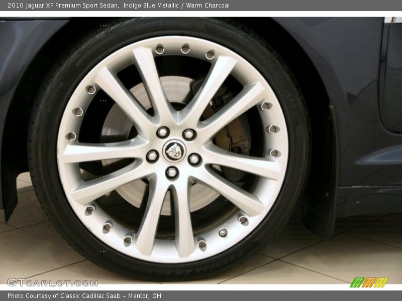 Indigo Blue Metallic / Warm Charcoal 2010 Jaguar XF Premium Sport Sedan