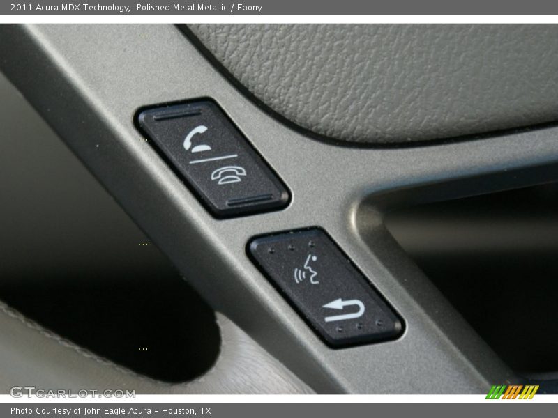 Polished Metal Metallic / Ebony 2011 Acura MDX Technology