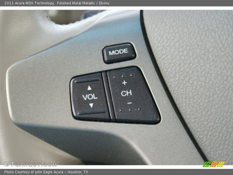 Polished Metal Metallic / Ebony 2011 Acura MDX Technology