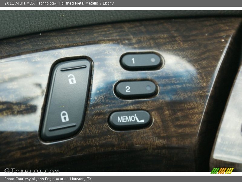 Polished Metal Metallic / Ebony 2011 Acura MDX Technology