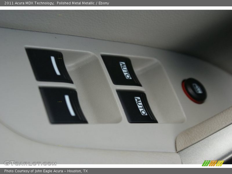 Polished Metal Metallic / Ebony 2011 Acura MDX Technology