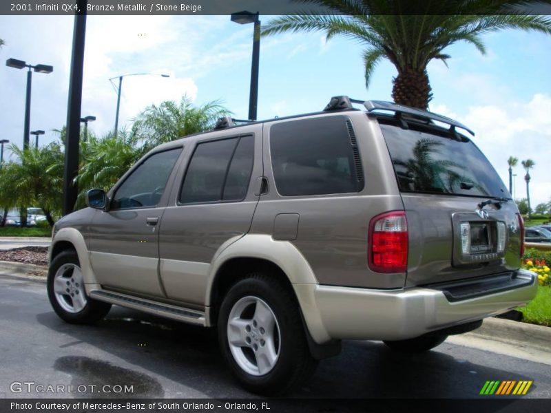 Bronze Metallic / Stone Beige 2001 Infiniti QX4