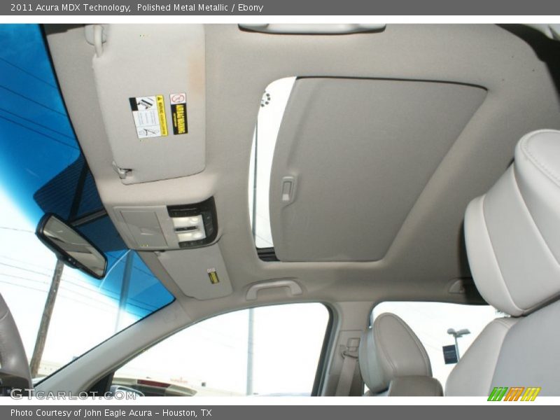 Polished Metal Metallic / Ebony 2011 Acura MDX Technology