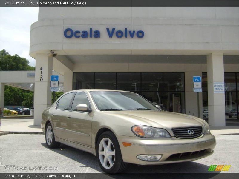 Golden Sand Metallic / Beige 2002 Infiniti I 35