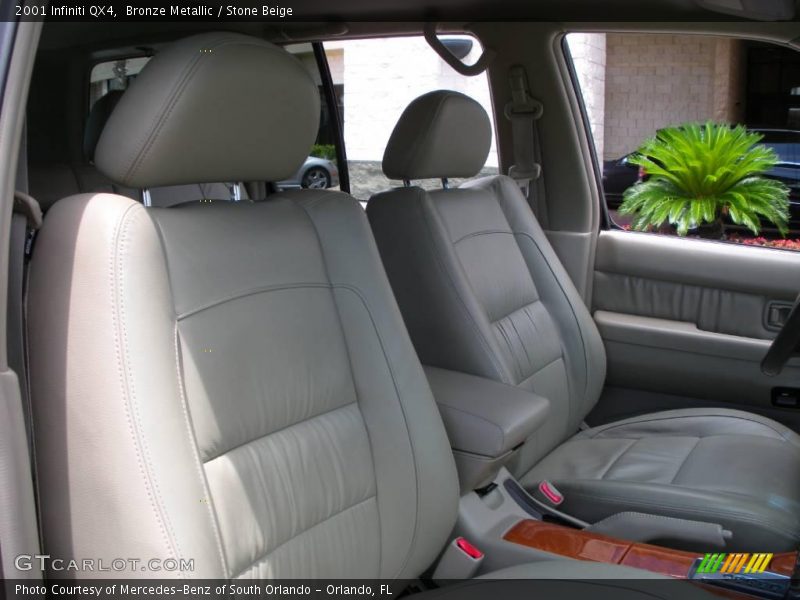 Bronze Metallic / Stone Beige 2001 Infiniti QX4