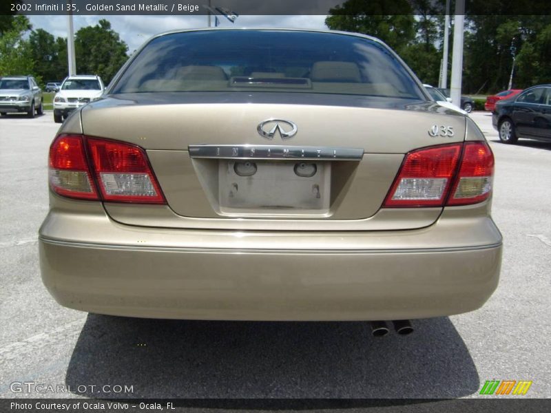 Golden Sand Metallic / Beige 2002 Infiniti I 35