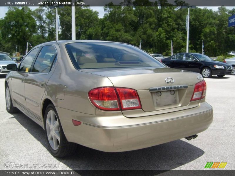 Golden Sand Metallic / Beige 2002 Infiniti I 35