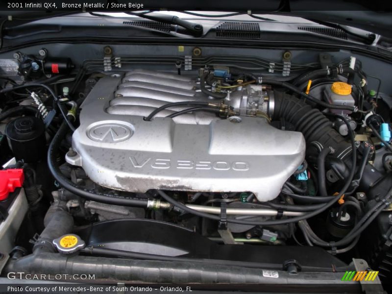 Bronze Metallic / Stone Beige 2001 Infiniti QX4