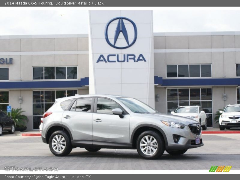 Liquid Silver Metallic / Black 2014 Mazda CX-5 Touring