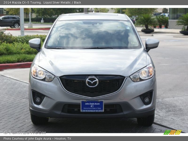 Liquid Silver Metallic / Black 2014 Mazda CX-5 Touring
