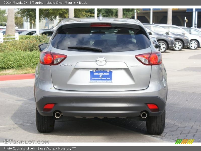 Liquid Silver Metallic / Black 2014 Mazda CX-5 Touring