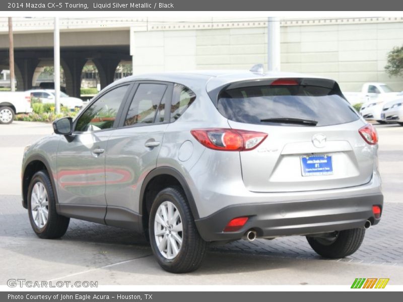 Liquid Silver Metallic / Black 2014 Mazda CX-5 Touring