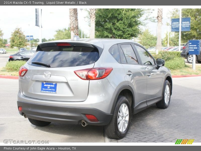 Liquid Silver Metallic / Black 2014 Mazda CX-5 Touring
