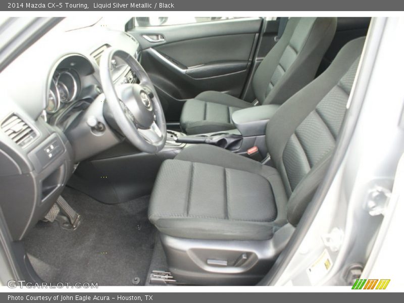 Liquid Silver Metallic / Black 2014 Mazda CX-5 Touring