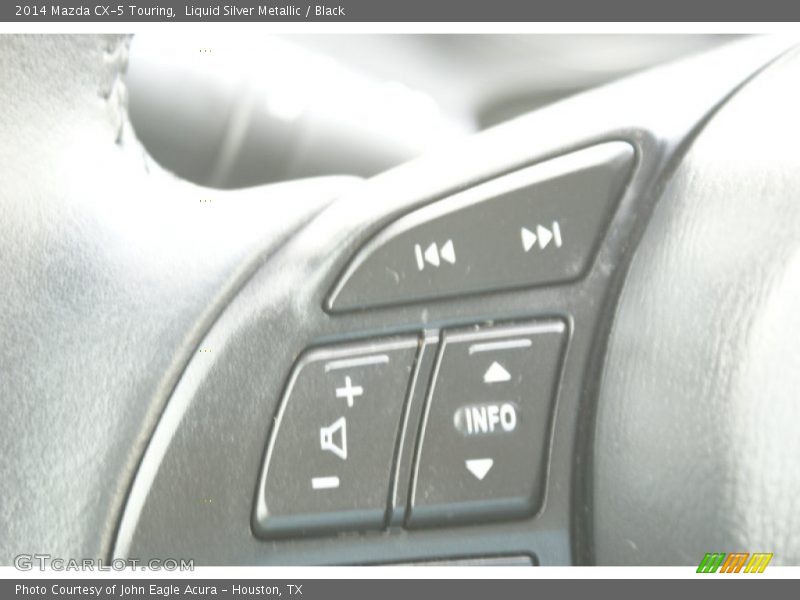 Liquid Silver Metallic / Black 2014 Mazda CX-5 Touring
