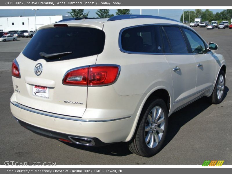 White Diamond Tricoat / Ebony/Ebony 2015 Buick Enclave Premium