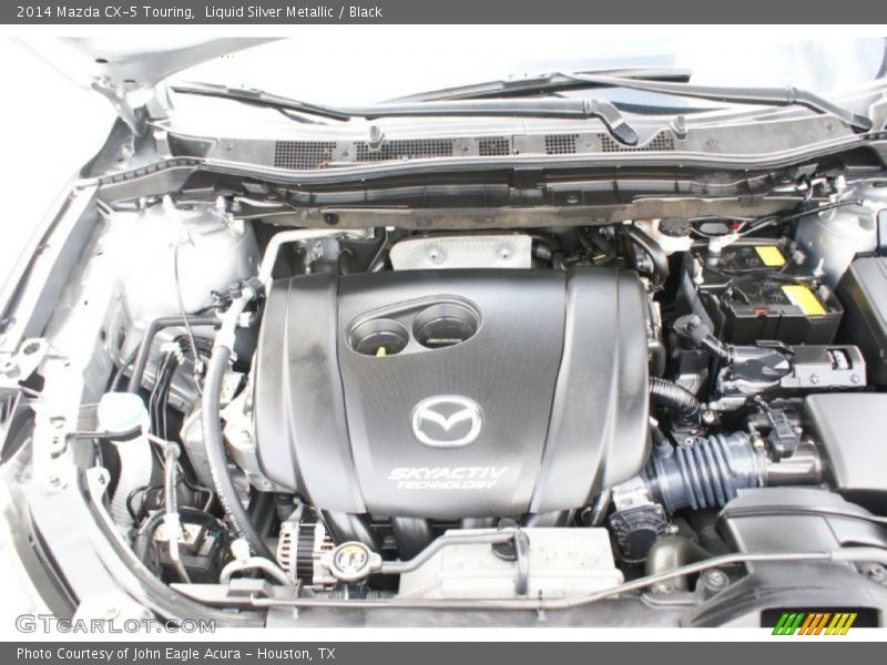 Liquid Silver Metallic / Black 2014 Mazda CX-5 Touring